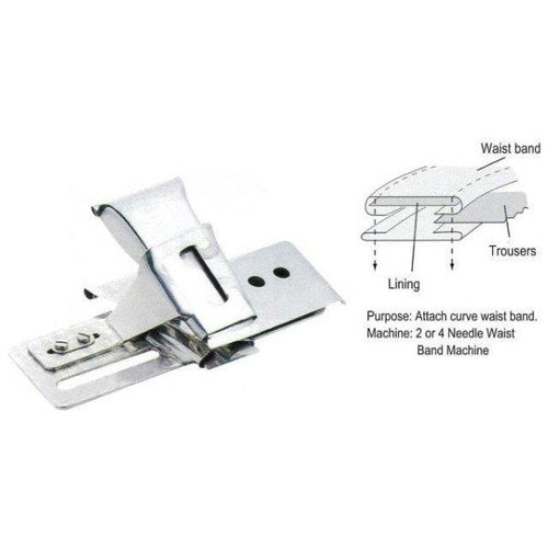 2 Pieces Curve Waist Band Folder - Generic #DAYU 438 2.75H