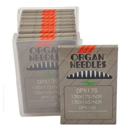 Organ Leather Needles 110 / 18 Chromium For Industrial Sewing Machines - Organ Needle #135X17S #18