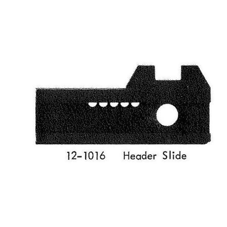 Header Slide F/Smyth - Generic #12-1016