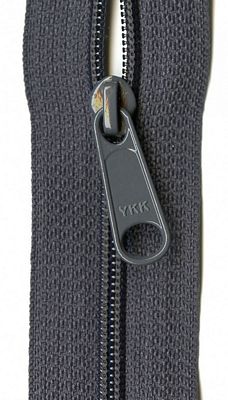 YKK art.0422 Ziplon Closed 22"-Charcoal Gray
