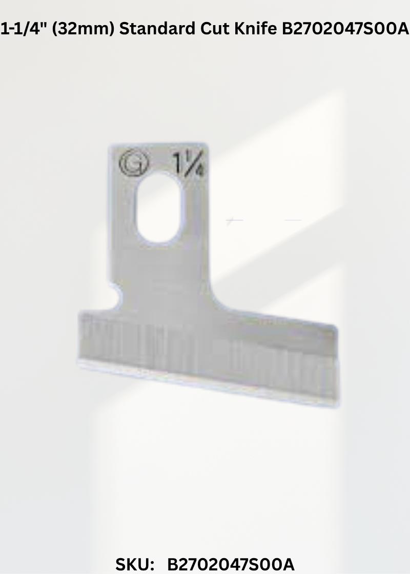 1-1/4" (32mm) Standard Cut Knife B2702047S00A