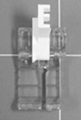 1/4" Quilt Foot Plastic 7990