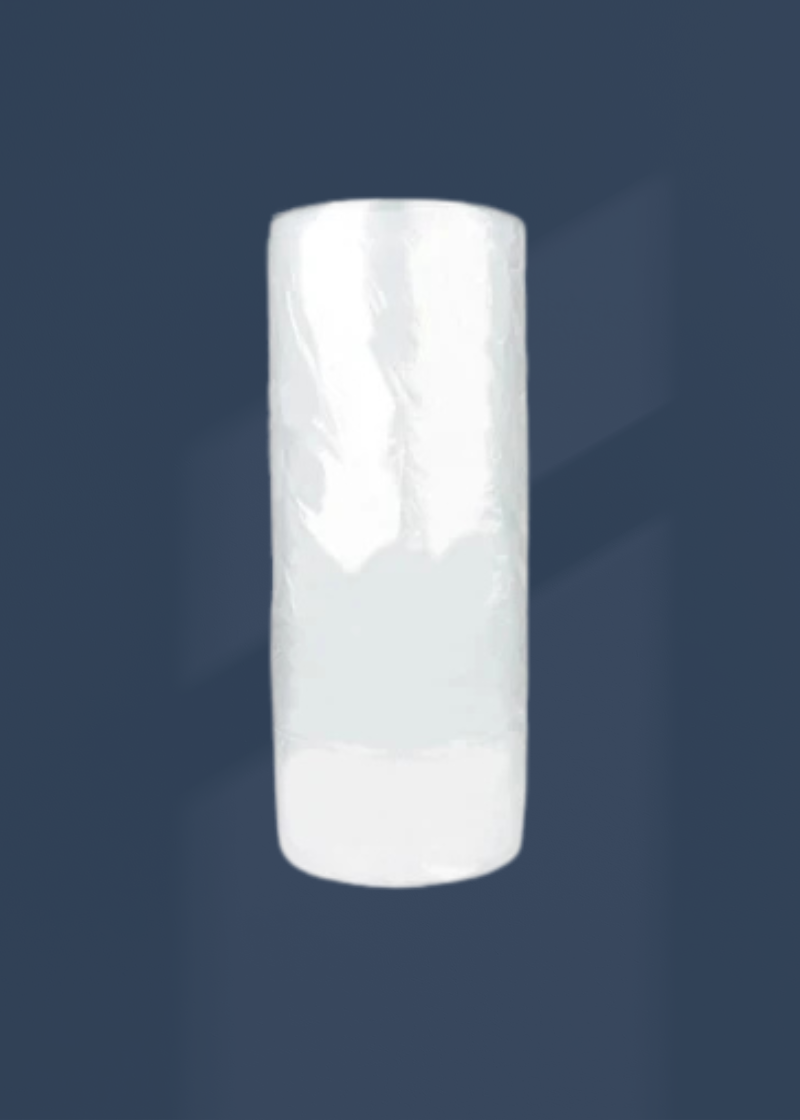 1.1 mil. Heavy-weight Perforated Poly Garment Bags - 24" x 8" x 72" - 250/Roll - Clear