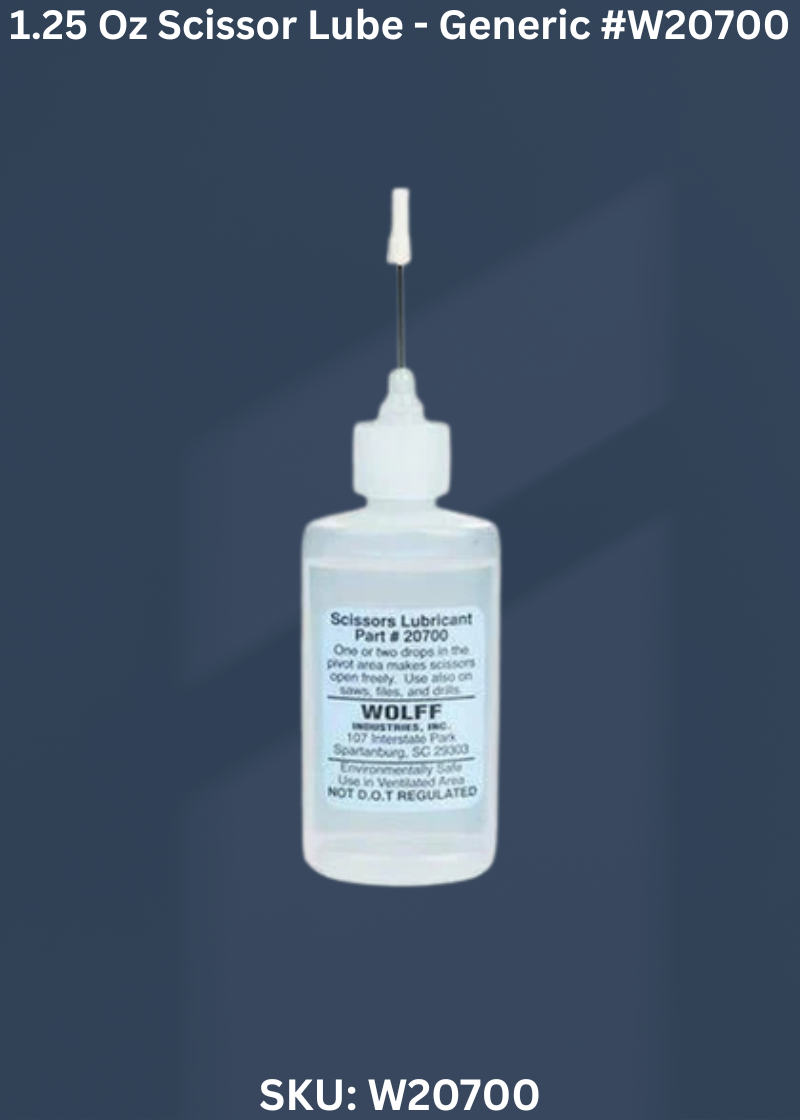 1.25 Oz Scissor Lube - Generic #W20700