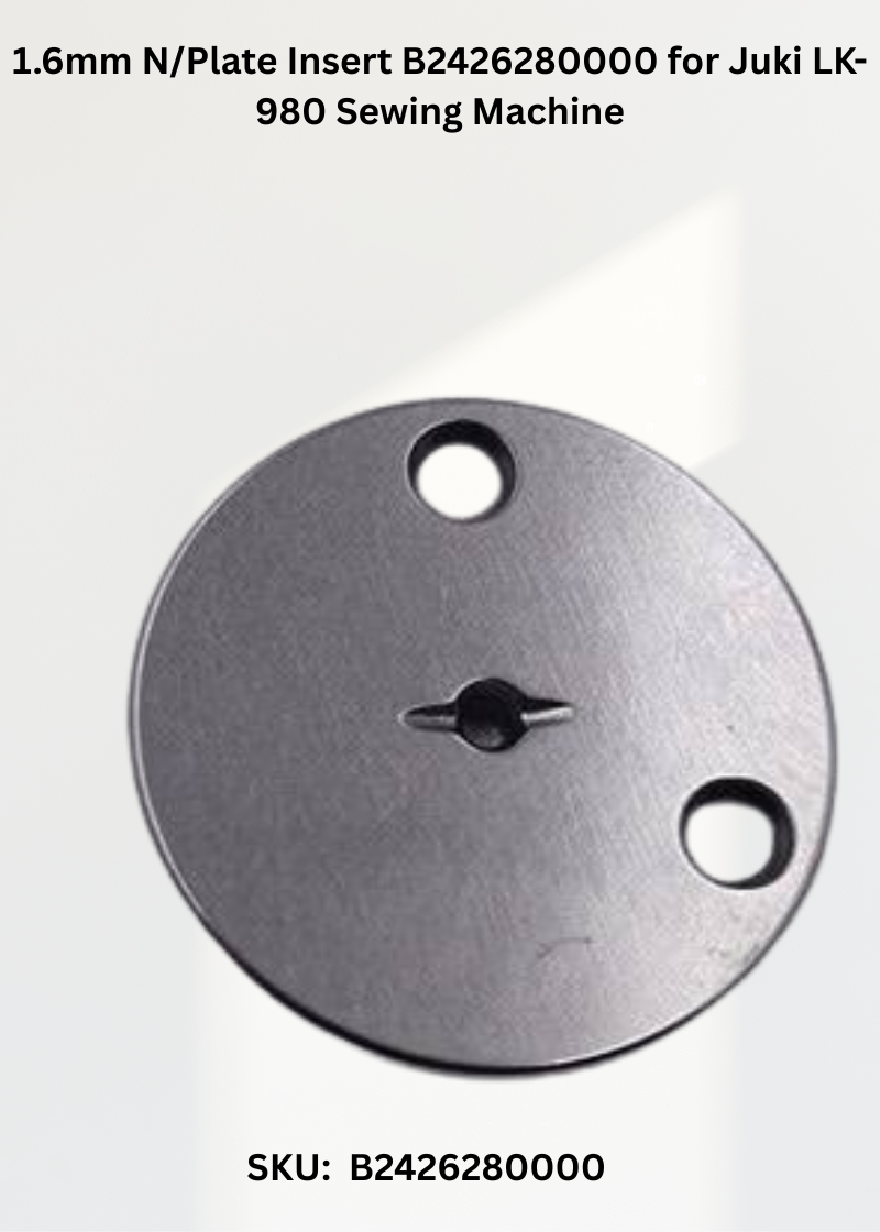 1.6mm N/Plate Insert B2426280000 for Juki LK-980 Sewing Machine