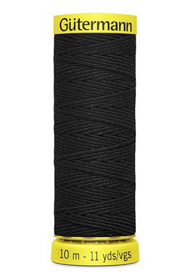 Gutermann Elastic Thread 10m 5ct Black