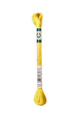 DMC Thread Satin Floss 8.7yd 6ct - Sunshine
