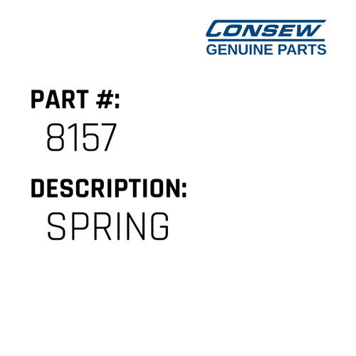 Spring - Consew #8157