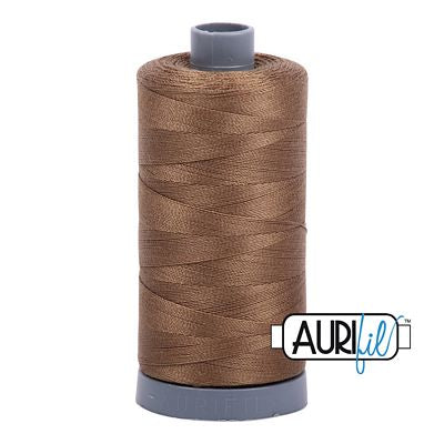 Aurifil Cotton Mako Thread 28wt 820yd 6ct Dark Sandstone