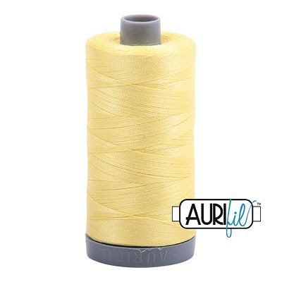 Aurifil Cotton Mako Thread 28wt 820yd 6ct Lemon