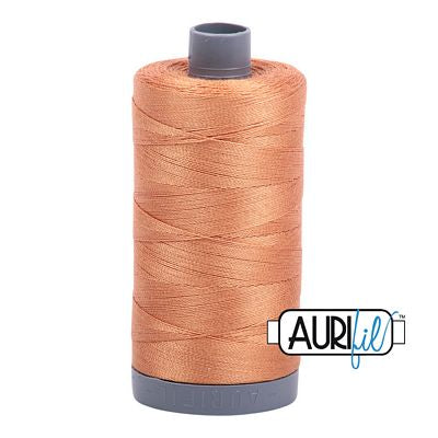 Aurifil Cotton Mako Thread 28wt 820yd 6ct Caramel
