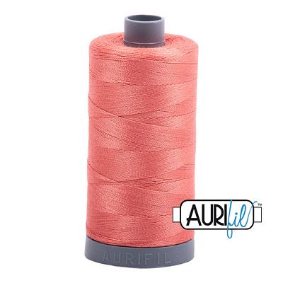 Aurifil Cotton Mako Thread 28wt 820yd 6ct Salmon