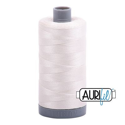Aurifil Cotton Mako Thread 28wt 820yd 6ct Muslin