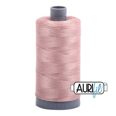 Aurifil Cotton Mako Thread 28wt 820yd 6ct Antique Blush