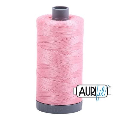 Aurifil Cotton Mako Thread 28wt 820yd 6ct Bright Pink