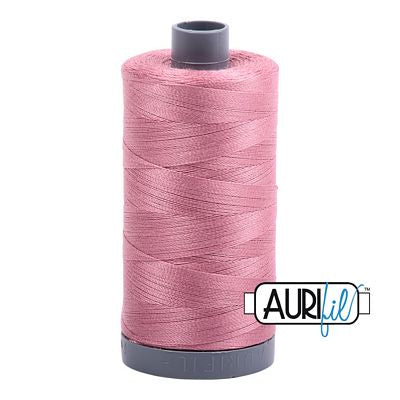 Aurifil Cotton Mako Thread 28wt 820yd 6ct Victorian Rose