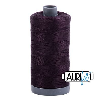 Aurifil Cotton Mako Thread 28wt 820yd 6ct Aubergine