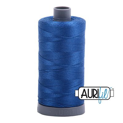 Aurifil Cotton Mako Thread 28wt 820yd 6ct Dark Cobalt