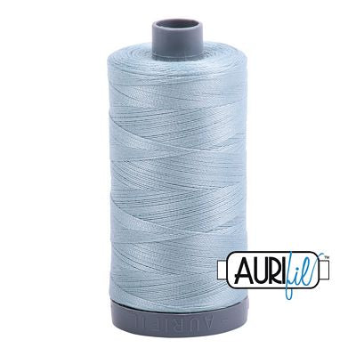 Aurifil Cotton Mako Thread 28wt 820yd 6ct Bright Gray Blue