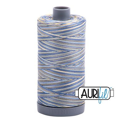 Aurifil Vari Mako Thread 28wt 820yd 6ct Lemon Blueberry