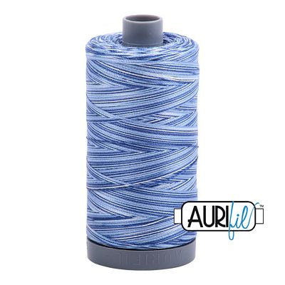 Aurifil Vari Mako Thread 28wt 820yd 6ct Storm AT Sea
