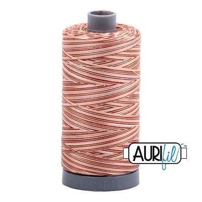 Aurifil Vari Mako Thread 28wt 820yd 6ct Rust Multicolor