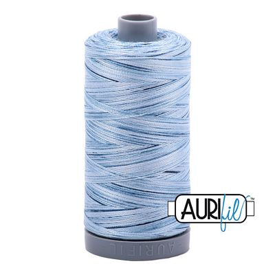 Aurifil Vari Mako Thread 28wt 820yd 6ct Stonewash Blues