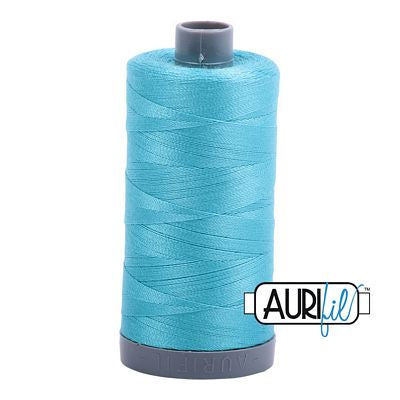 Aurifil Cotton Mako Thread 28wt 820yd 6ct Bright Turquoise