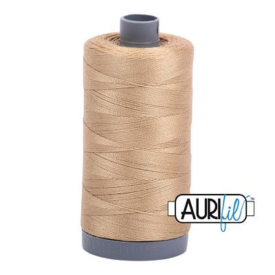 Aurifil Cotton Mako Thread 28wt 820yd 6ct Beige