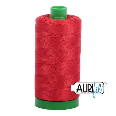 Aurifil Cotton Mako Thread 40wt 1000m 6ct Paprika