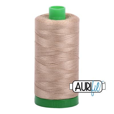 Aurifil Cotton Mako Thread 40wt 1000m 6ct Linen