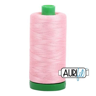 Aurifil Cotton Mako Thread 40wt 1000m 6ct Light Peony