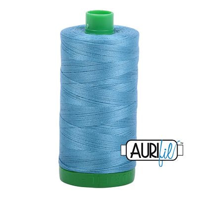Aurifil Cotton Mako Thread 40wt 1000m 6ct Teal