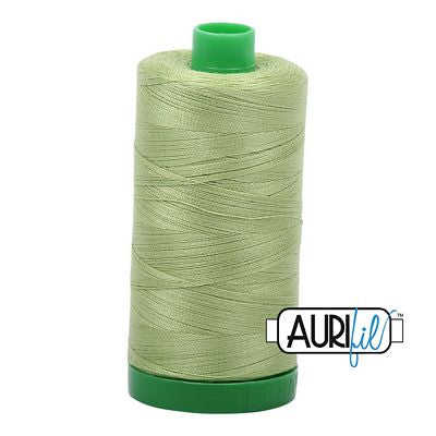 Aurifil Cotton Mako Thread 40wt 1000m 6ct Light Fern