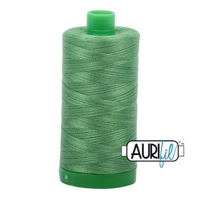Aurifil Cotton Mako Thread 40wt 1000m 6ct Green Yellow
