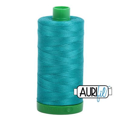 Aurifil Cotton Mako Thread 40wt 1000m 6ct Jade