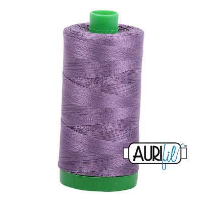 Aurifil Cotton Mako Thread 40wt 1000m 6ct Plumtastic