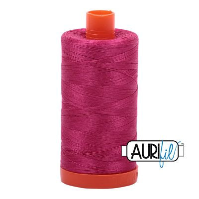 Aurifil Cotton Mako Thread 50wt 1300m 6ct Red Plum