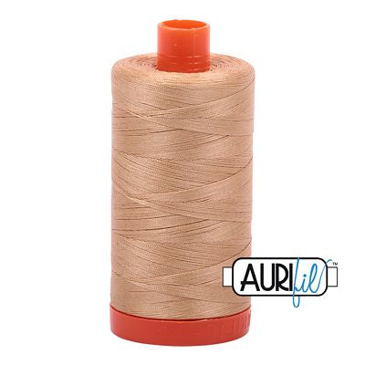 Aurifil Cotton Mako Thread 50wt 1300m 6ct Cashmere