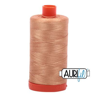 Aurifil Cotton Mako Thread 50wt 1300m 6ct Light Toast