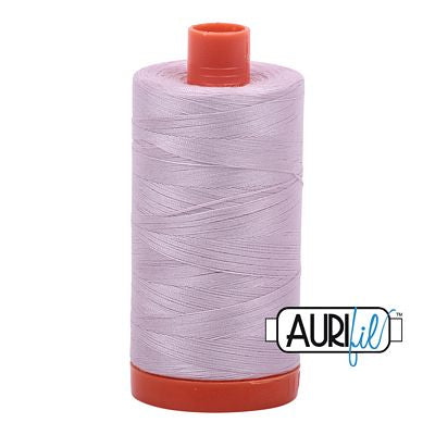 Aurifil Cotton Mako Thread 50wt 1300m 6ct Pale Lilac