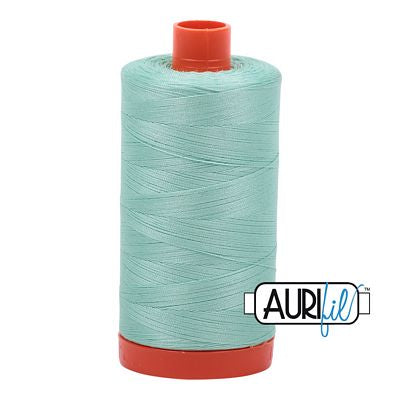 Aurifil Cotton Mako Thread 50wt 1300m 6ct Medium Mint