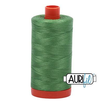Aurifil Cotton Mako Thread 50wt 1300m 6ct Green Yellow