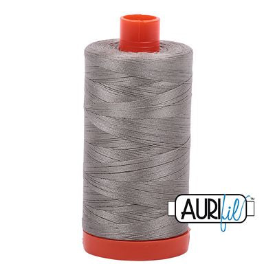 Aurifil Cotton Mako Thread 50wt 1300m 6ct Earl Gray