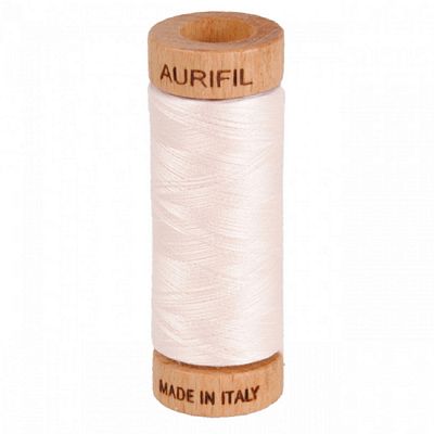 Aurifil Cotton Mako Thread 80wt 280m Oyster