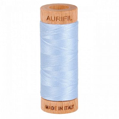 Aurifil Cotton Mako Thread 80wt 280m Light Robins Egg