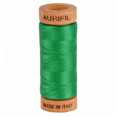 Aurifil Cotton Mako Thread 80wt 280m Green