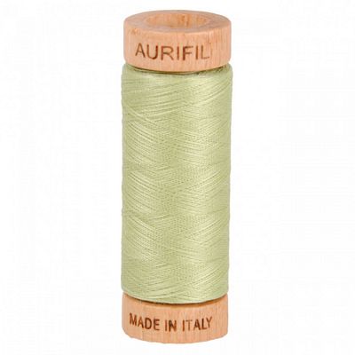 Aurifil Cotton Mako Thread 80wt 280m Light Avocado