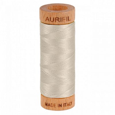 Aurifil Cotton Mako Thread 80wt 280m Moondust