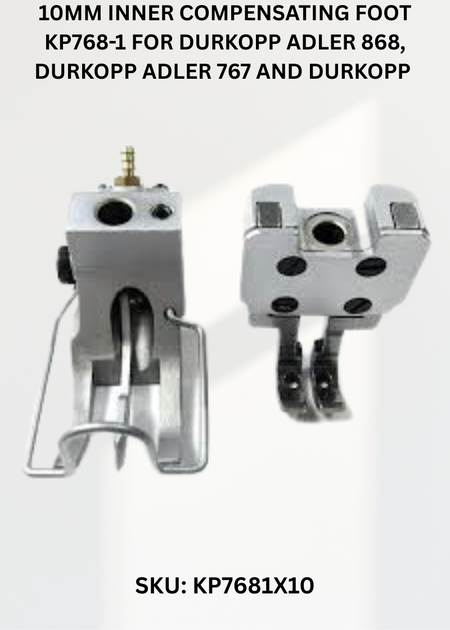 10Mm Inner Compensating Foot KP768-1 for Durkopp Adler 868, Durkopp Adler 767 and Durkopp Adler 768 Sewing Machines